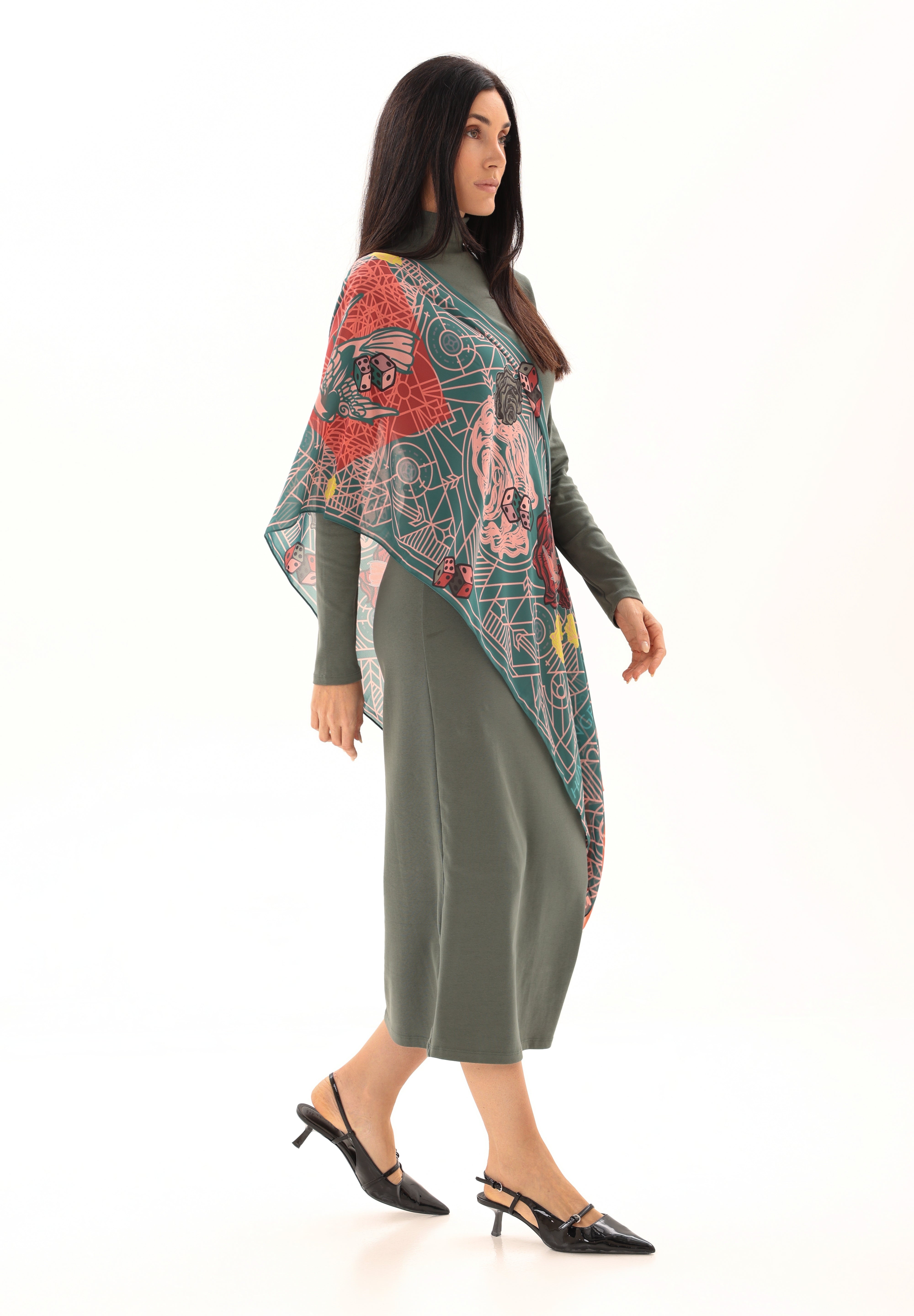 Hummingbird Emerald Scarf